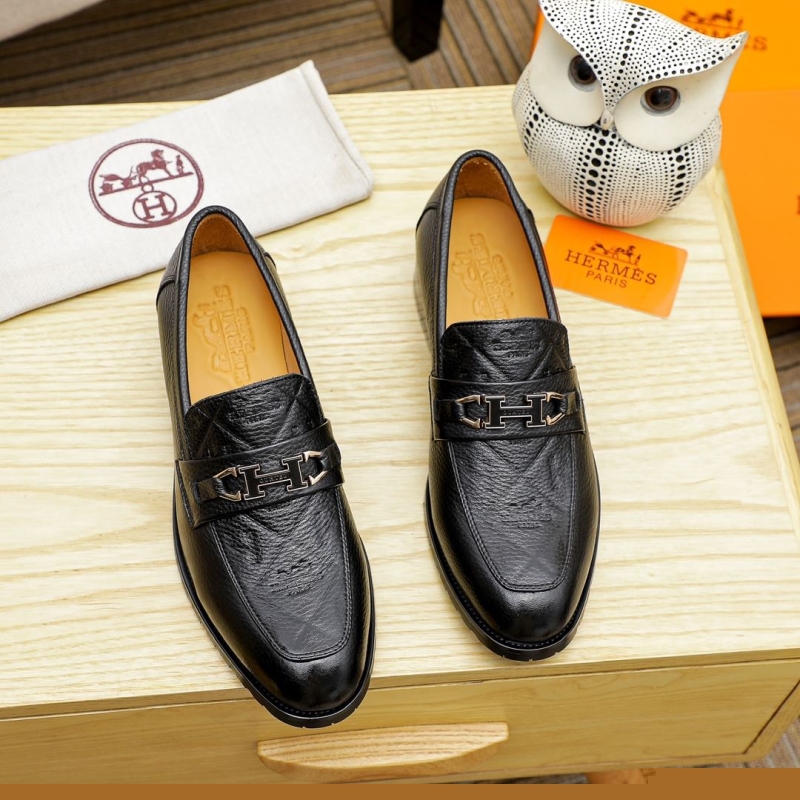 H**mes leather shoes
